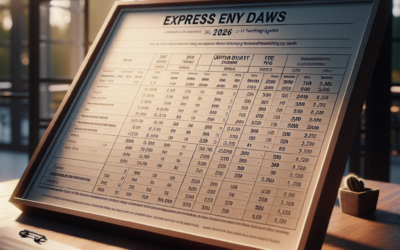 Latest Express Entry Draw Results and Trends in 2026
