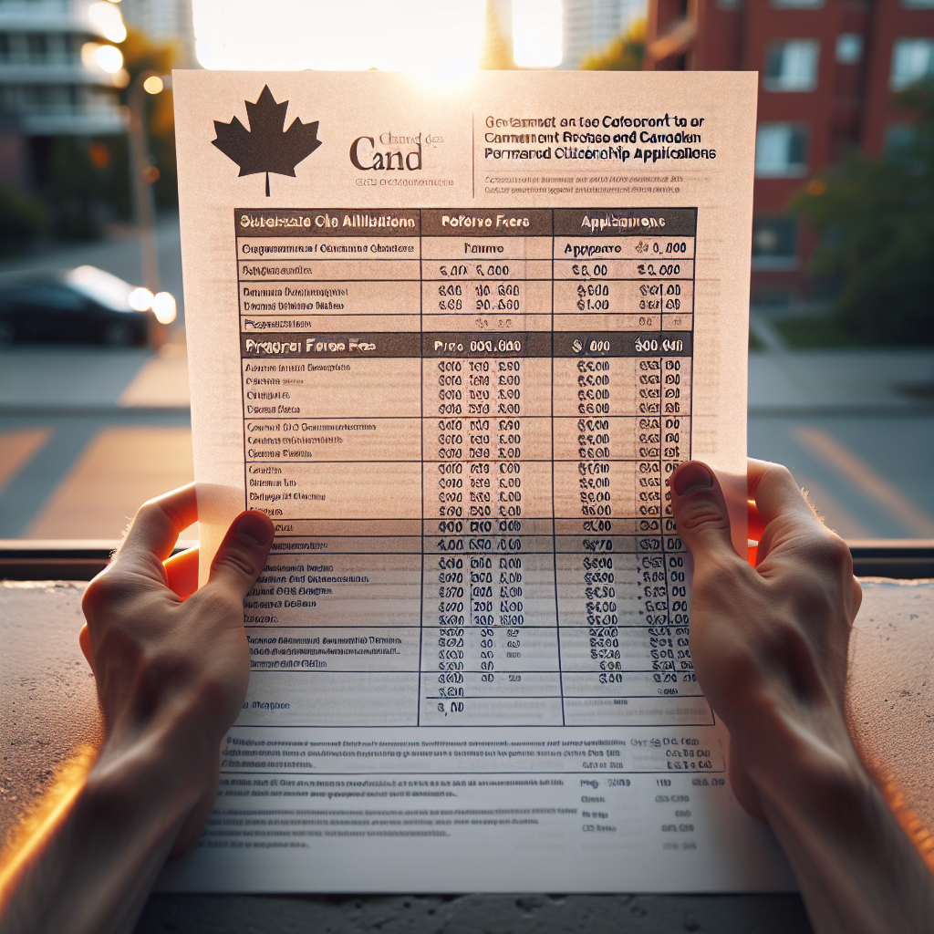 Important Updates on Canadian Permanent Residence and Citizenship Fees