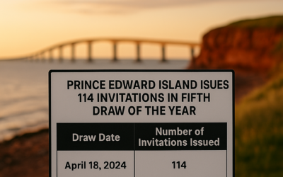Prince Edward Island Issues 114 Invitations in Fifth Draw of the Year