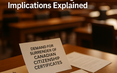 Canadian Citizenship Rights Under Review: Legal Implications Explained