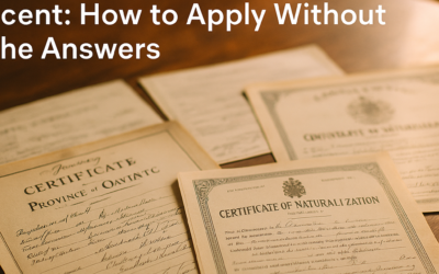 Navigating Canadian Citizenship by Descent: How to Apply Without All the Answers