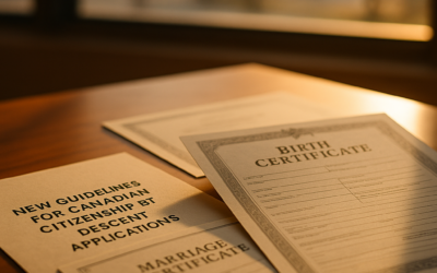 New Guidelines for Canadian Citizenship by Descent Applications