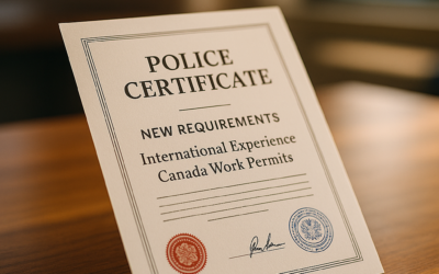 New Police Certificate Requirements for International Experience Canada Work Permits
