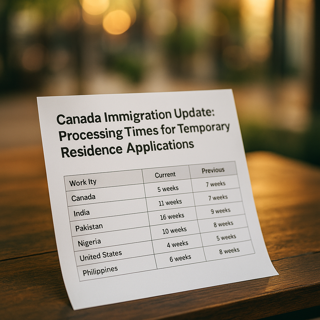 Canada-Immigration-Update-Processing-Times-for-Temporary-Residence-Applications