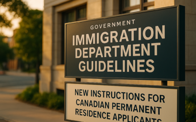 New Instructions for Canadian Permanent Residence Applicants