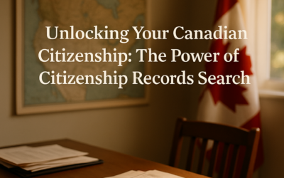 Unlocking Your Canadian Citizenship: The Power of Citizenship Records Search
