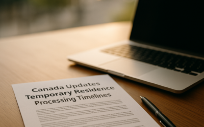 Canada Updates Temporary Residence Processing Timelines