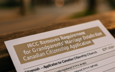 IRCC Removes Requirement for Grandparents’ Marriage Details from Canadian Citizenship Application