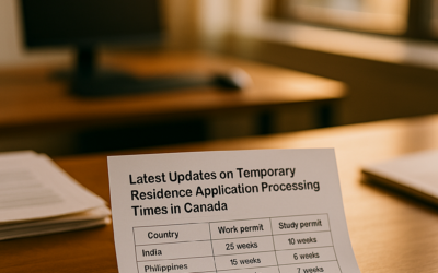 Latest Updates on Temporary Residence Application Processing Times in Canada