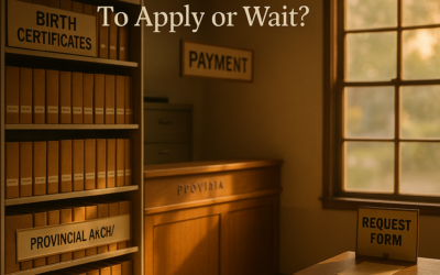 Navigating Citizenship by Descent Applications: To Apply or Wait?