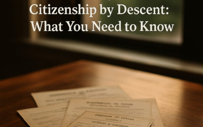Understanding Canadian Citizenship by Descent: What You Need to Know