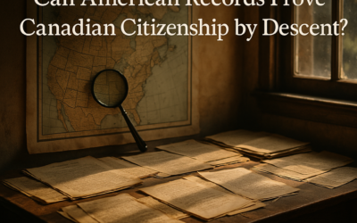 Can American Records Prove Canadian Citizenship by Descent?