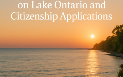 The Impact of the US-Canada Trade War on Lake Ontario and Citizenship Applications