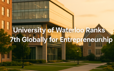 University of Waterloo Ranks 7th Globally for Entrepreneurship