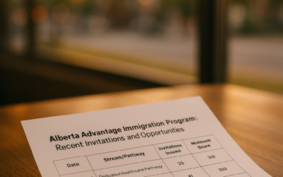 Alberta Advantage Immigration Program: Recent Invitations and Opportunities