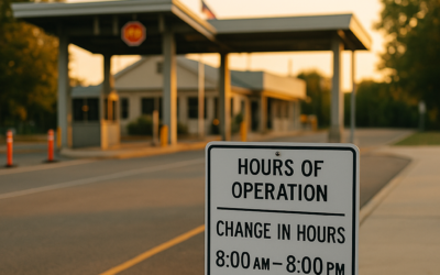 Changes in Operating Hours at Border Crossings in Alberta, British Columbia, and Manitoba