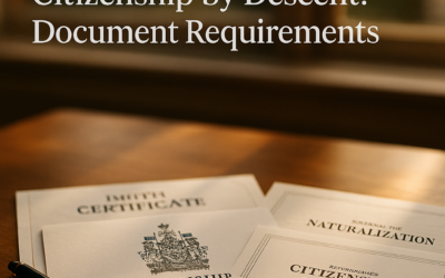 Proving Canadian Citizenship by Descent: Document Requirements