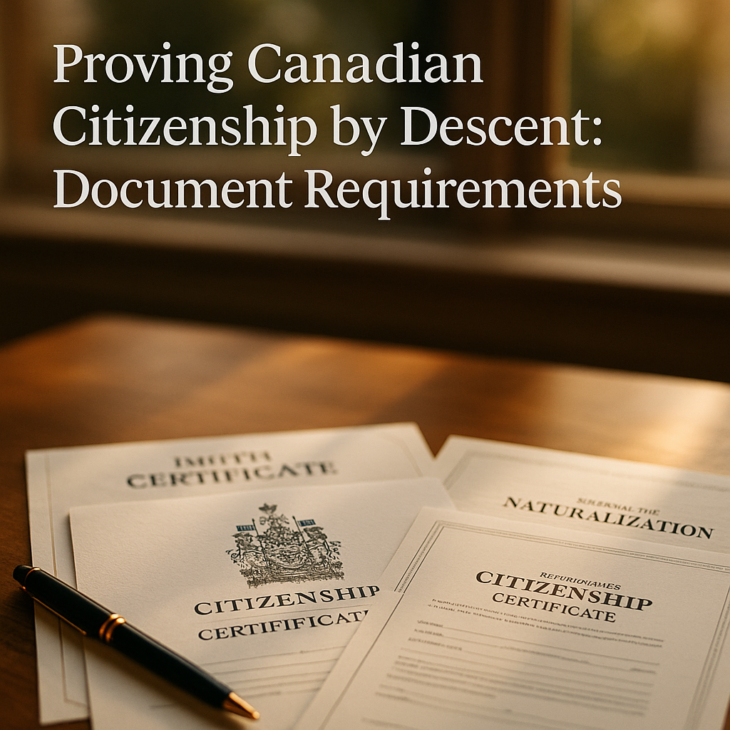 Proving-Canadian-Citizenship-by-Descent-Document-Requirements